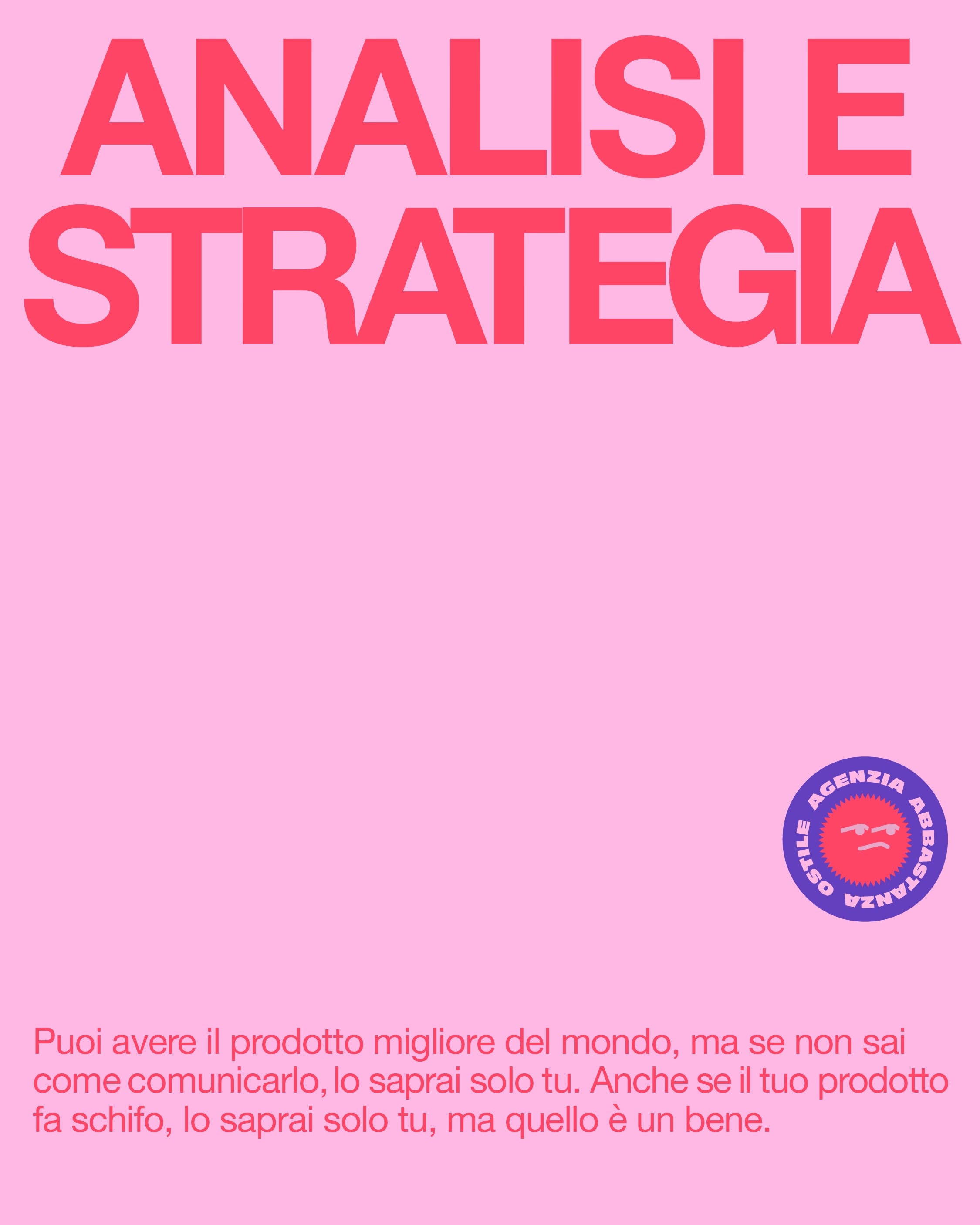 Richiesta per Analisi e Strategia Marketing