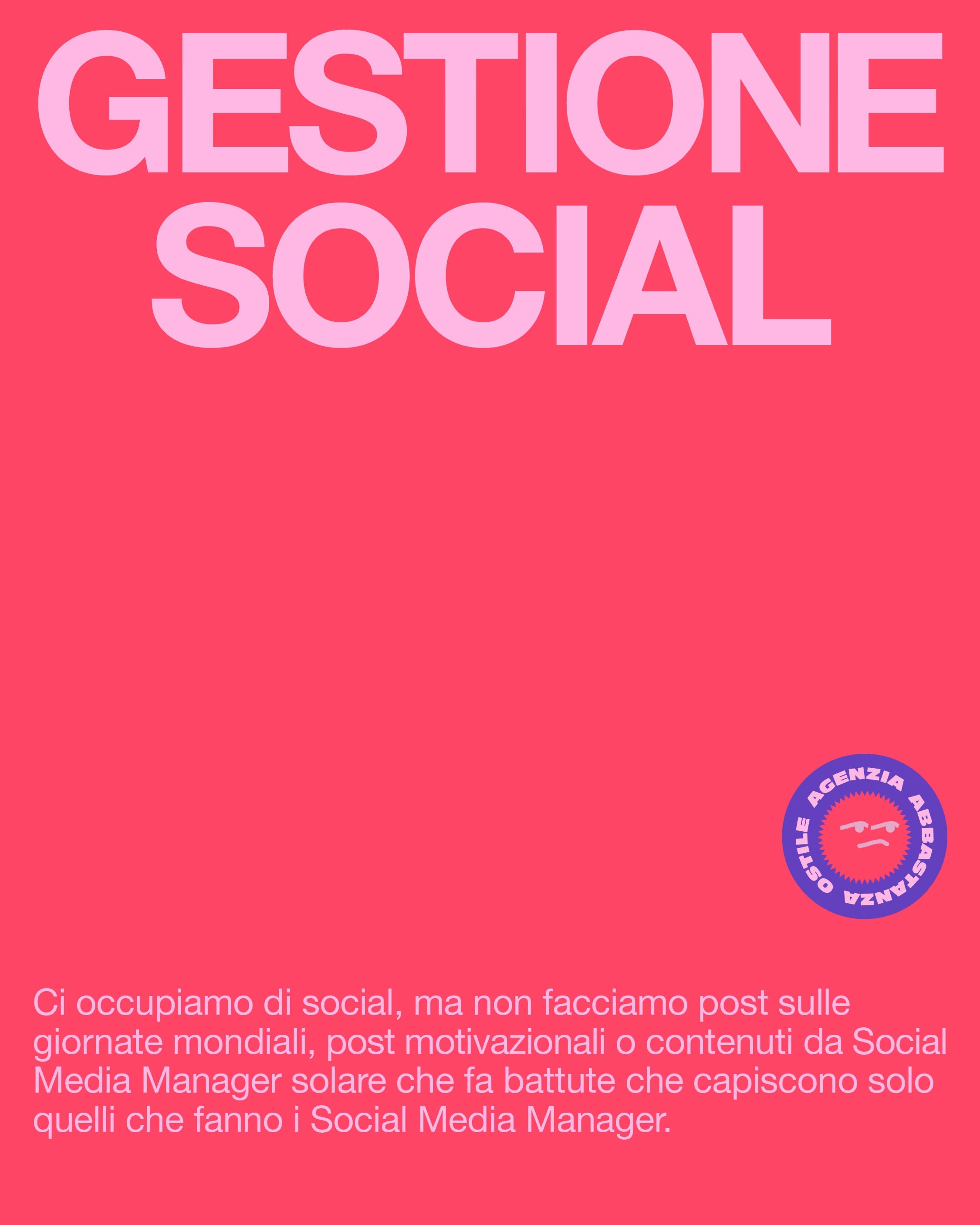 Richiesta per Gestione Social