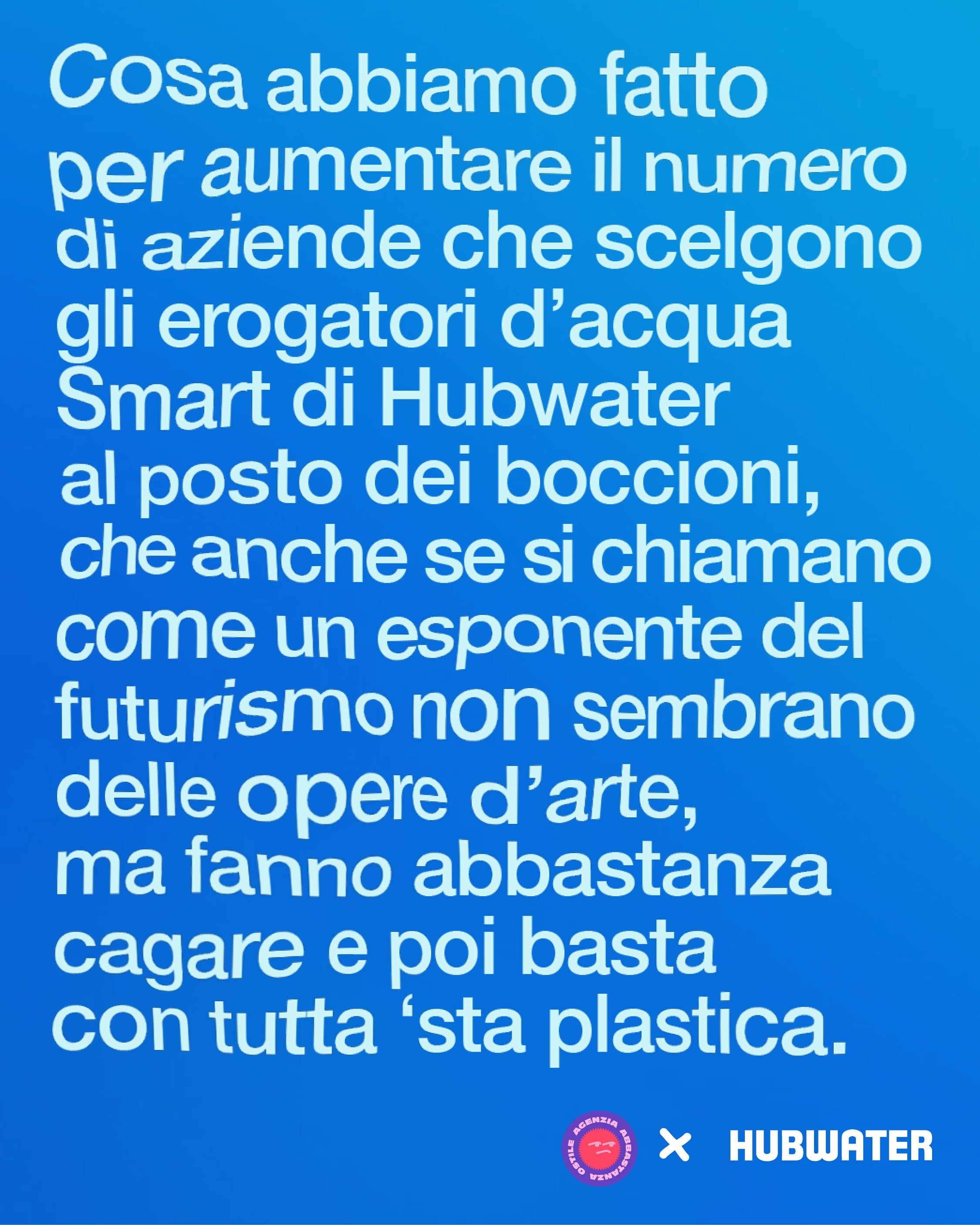 Comunicazione per Hubwater