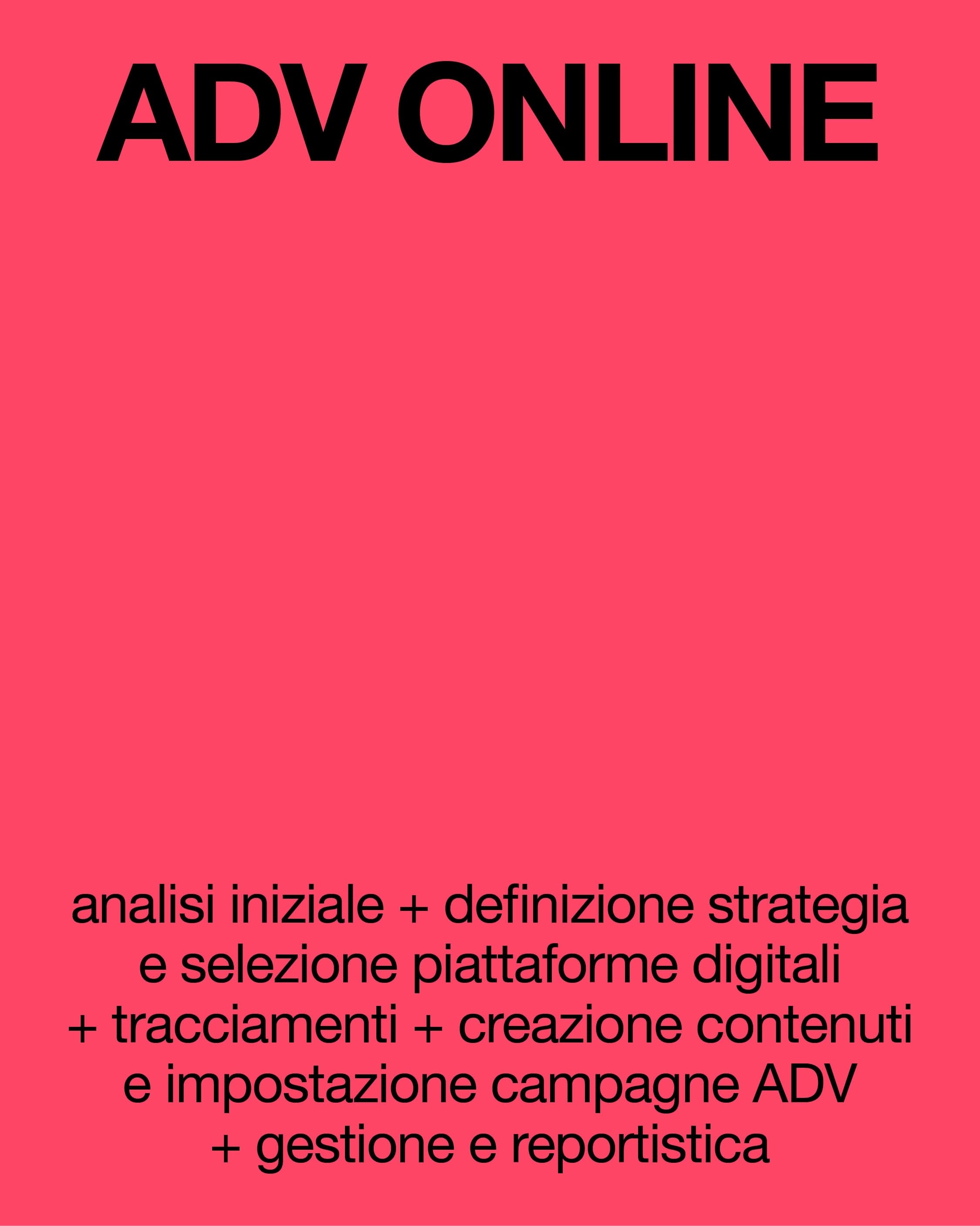 Richiesta per Adv Online