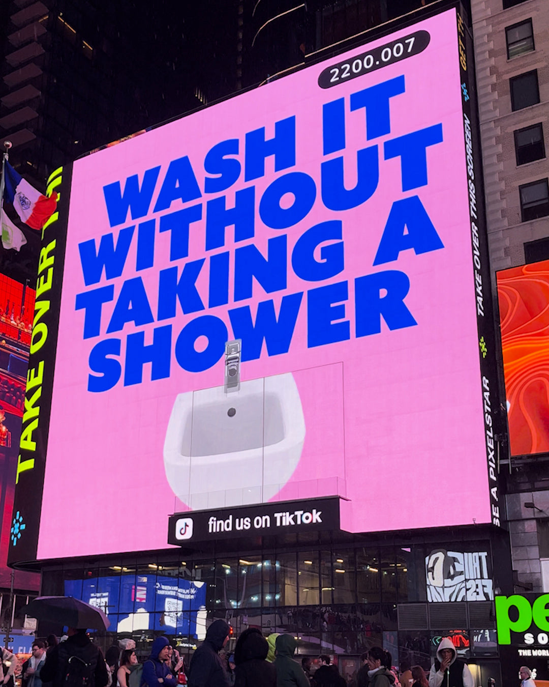 Pubblicità "progresso" a Times Square